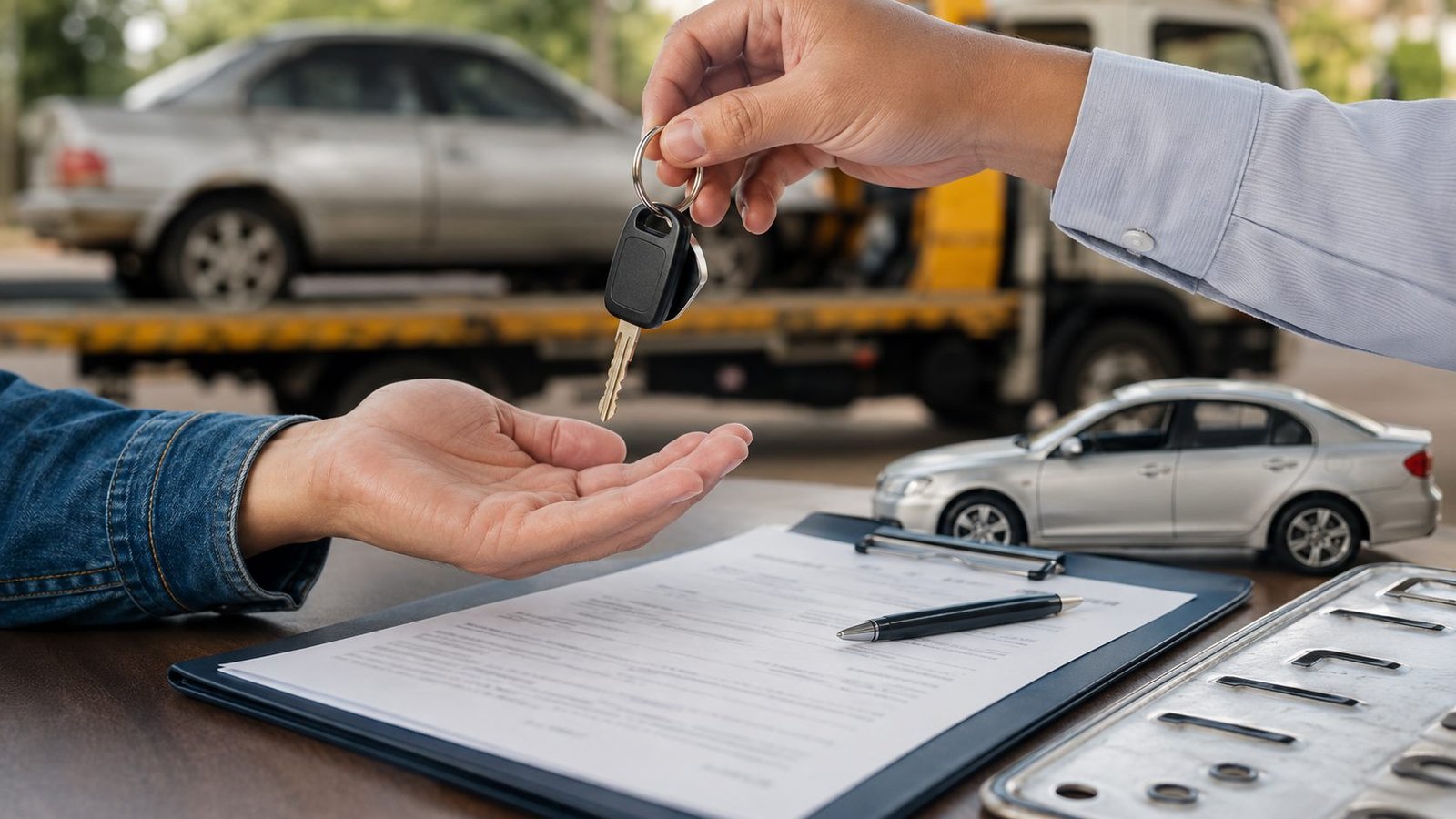 Car that failed RTA test purchased by scrap car buyers in UAE
