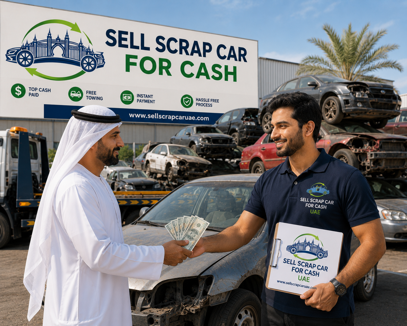 Junk cars for cash service in Dubai UAE