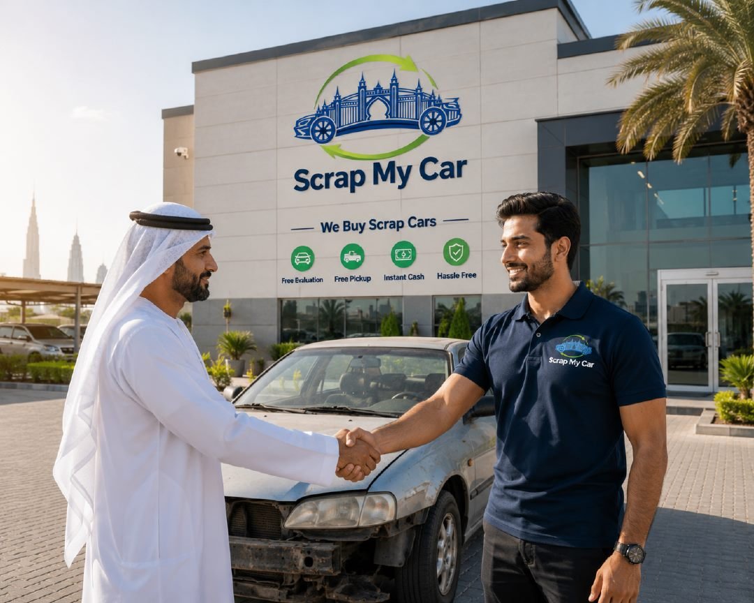 Scrap my car service with free vehicle pickup in UAE