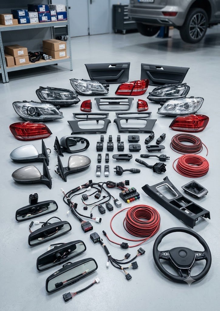 Used electrical and interior parts UAE